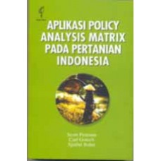 Applications of the Policy Analysis Matrix in Indonesia Agriculture